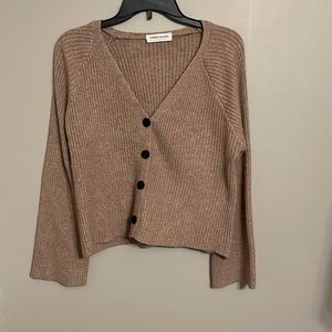 Trendy cropped sweater